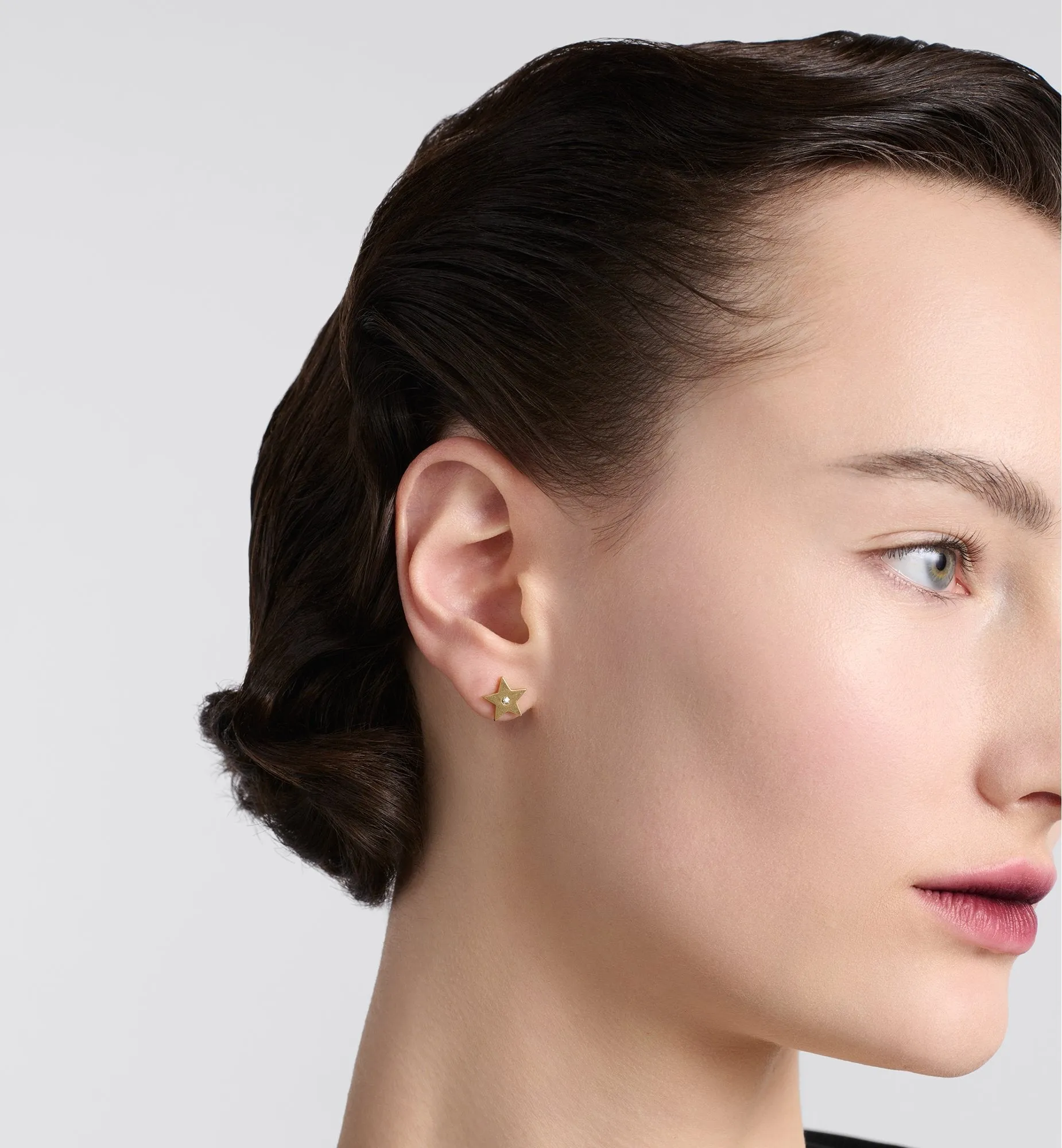 Dio(R)Evolution Earrings Gold-Finish Metal And Silver-Tone Crystals