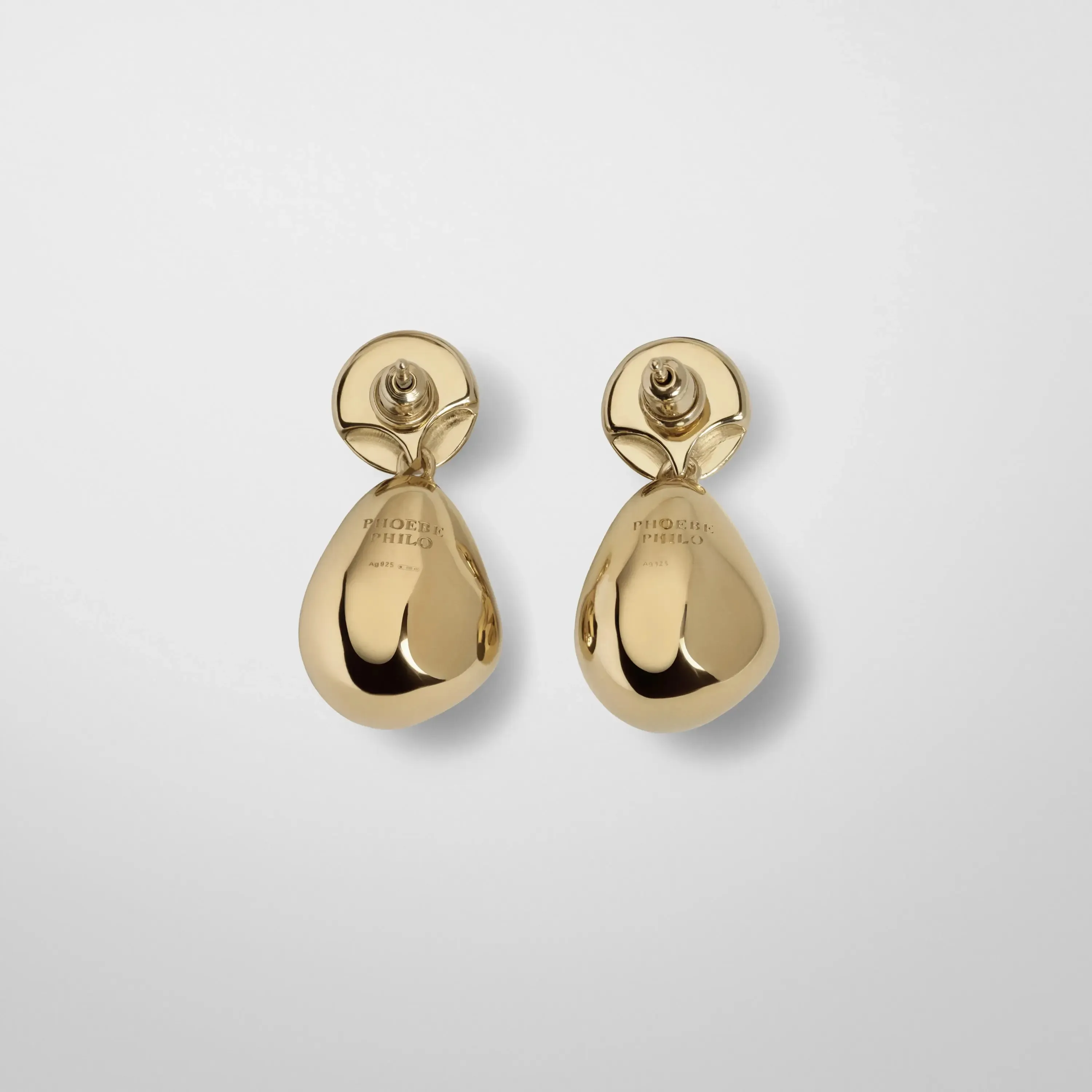 DOUBLE BALL EARRINGS | gold plated sterling silver