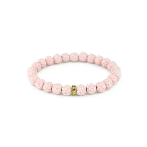 Dusty Rose Tortoise Shell Stack Bracelet