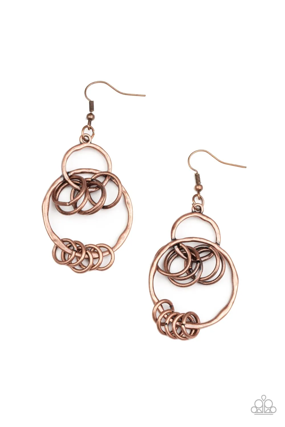 Earrings Rebel Ringer - Copper E422