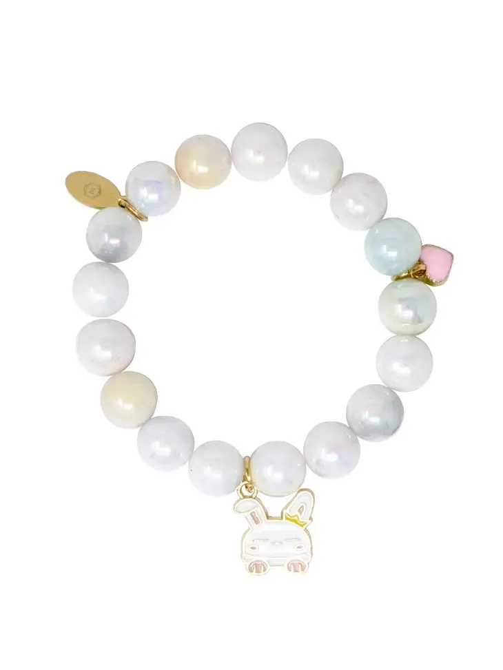 Easter Bunny Pearl Bracelet