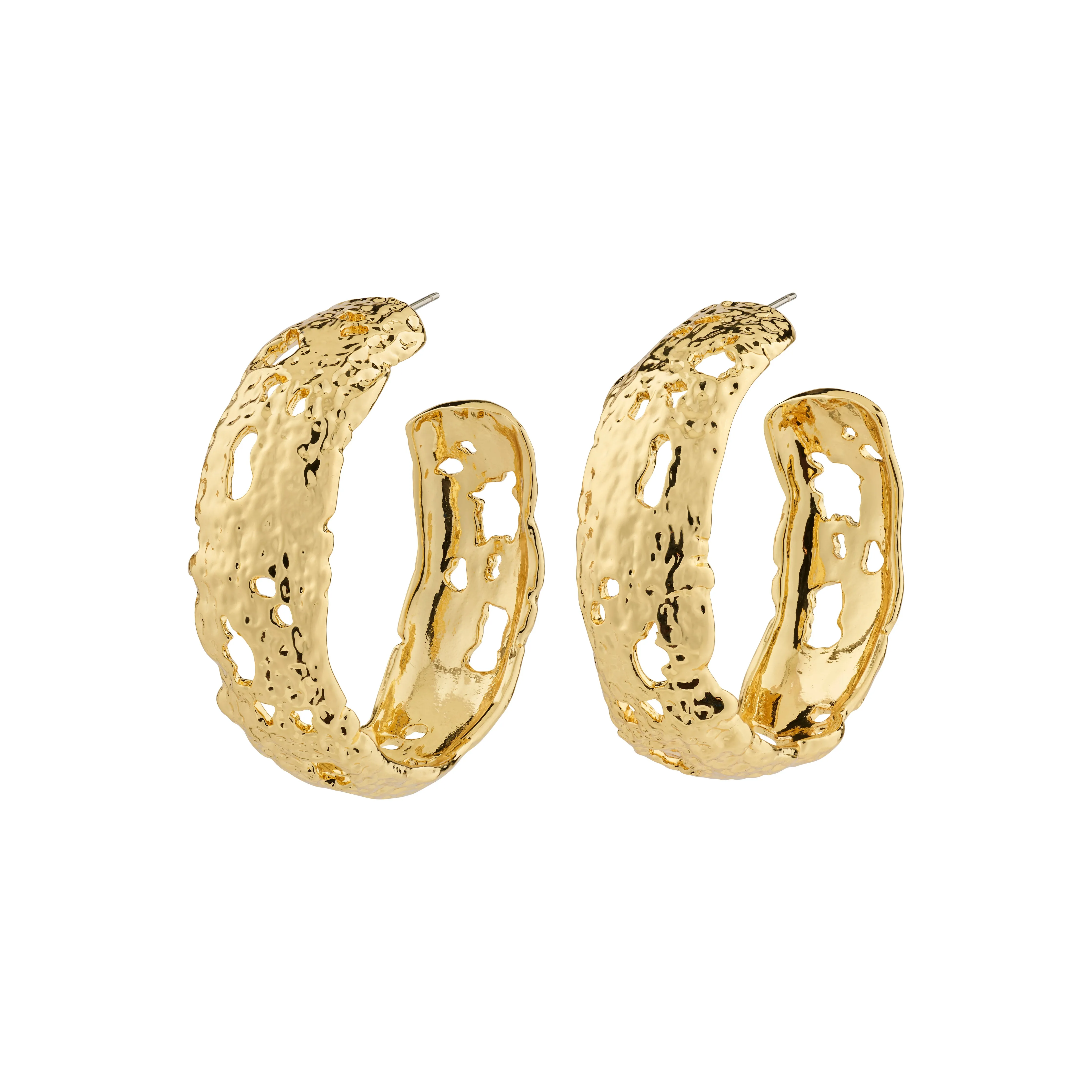 ELENI recycled earrings gold-plated