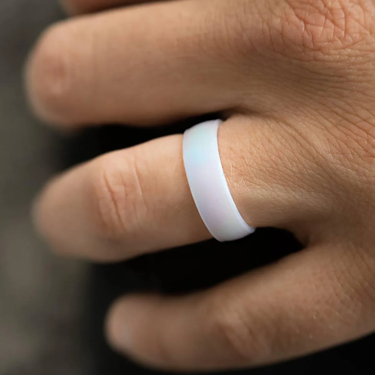 Enso Rings Classic Birthstone Series Silicone Ring - Yellow Topaz