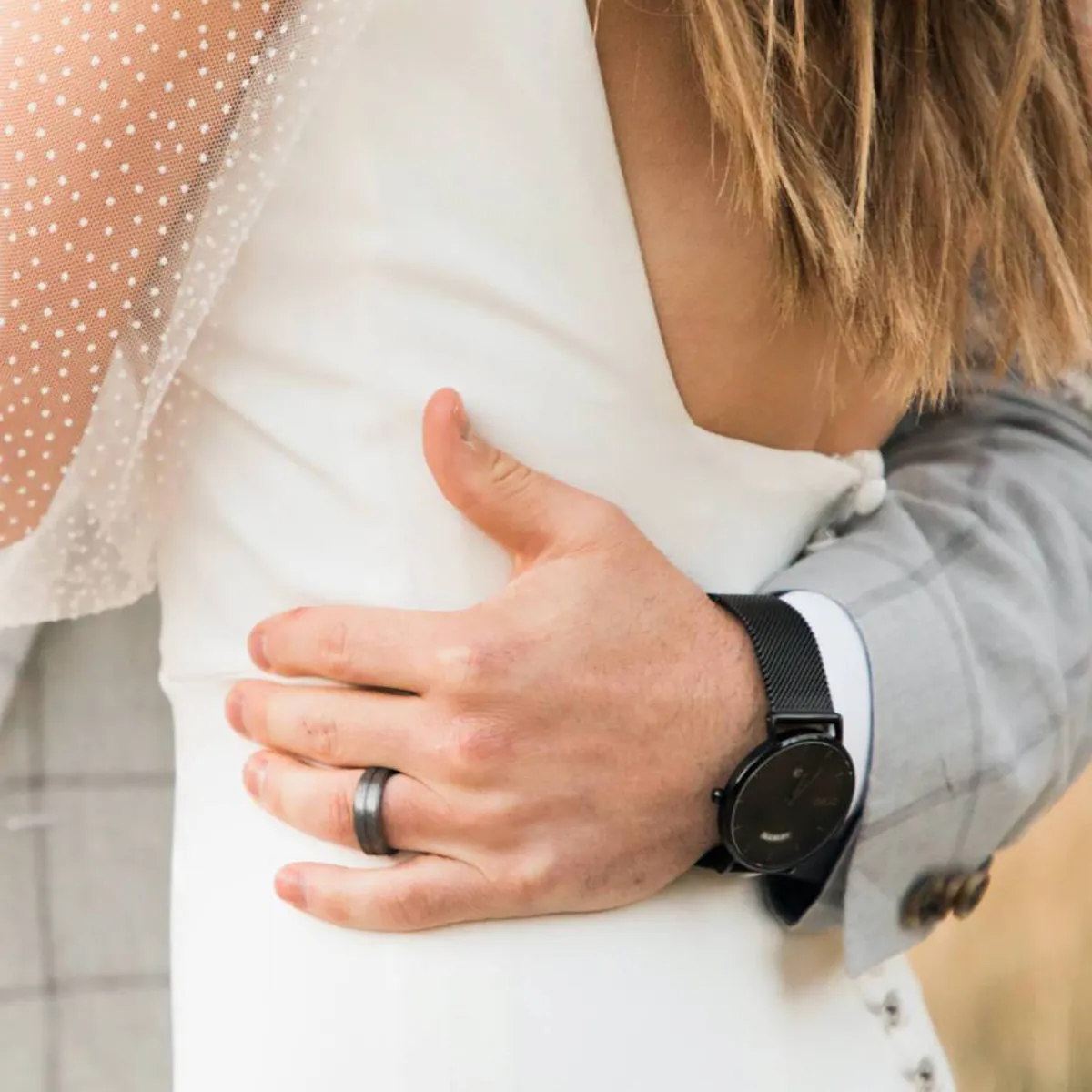 Enso Rings Classic Contour Elements Series Silicone Ring - Silver