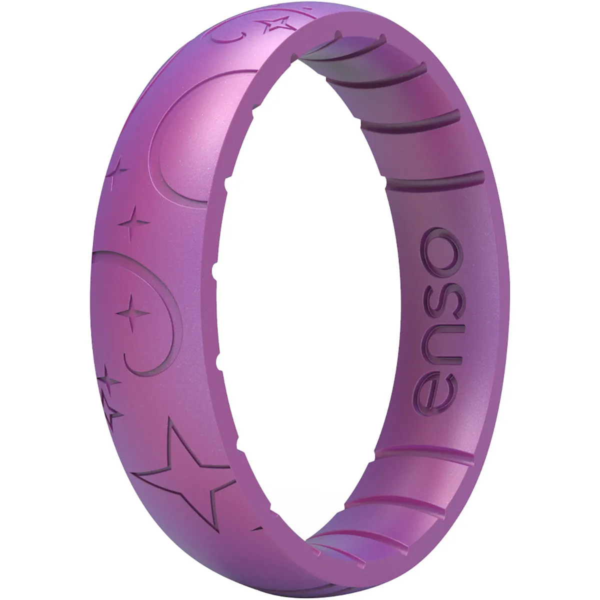 Enso Rings Thin Etched Legends Series Silicone Ring - Fairy Magic