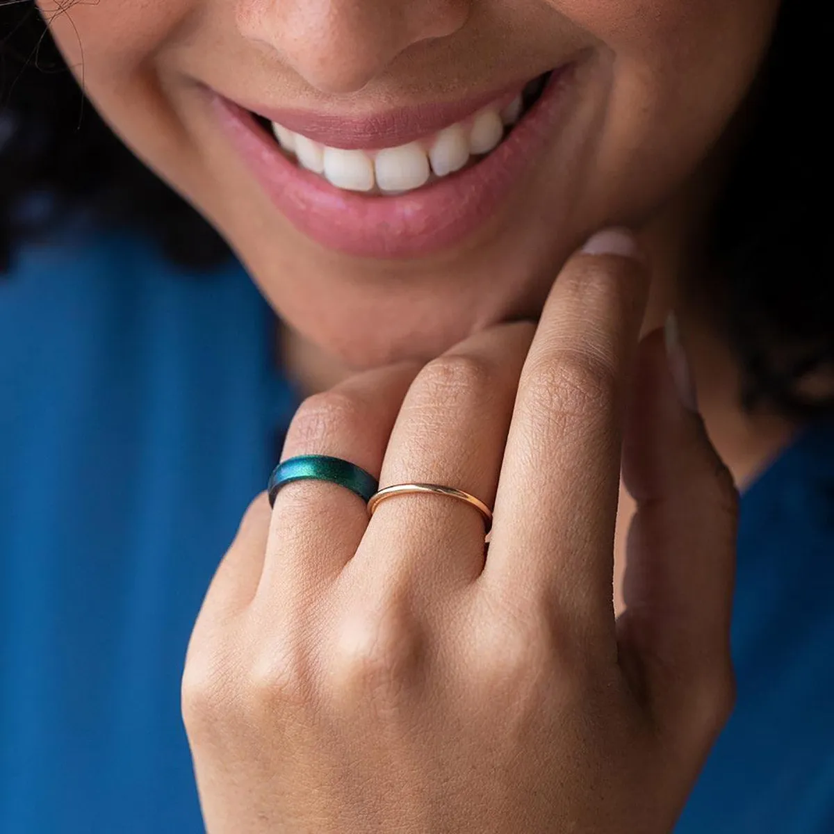 Enso Rings Thin Legends Series Silicone Ring - Poseidon