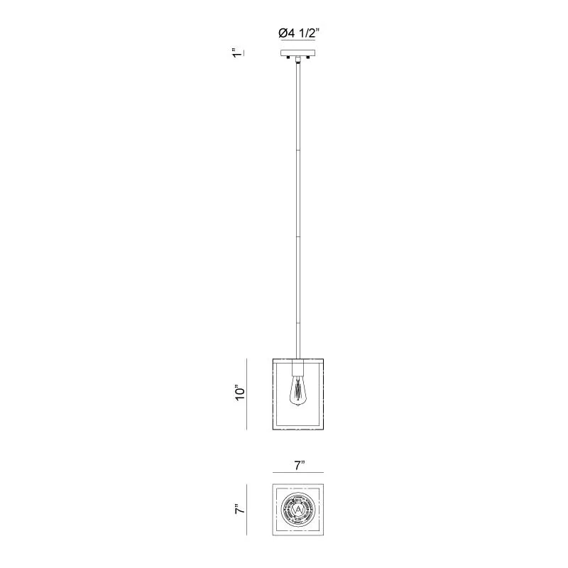 Flare 1-Light Pendant