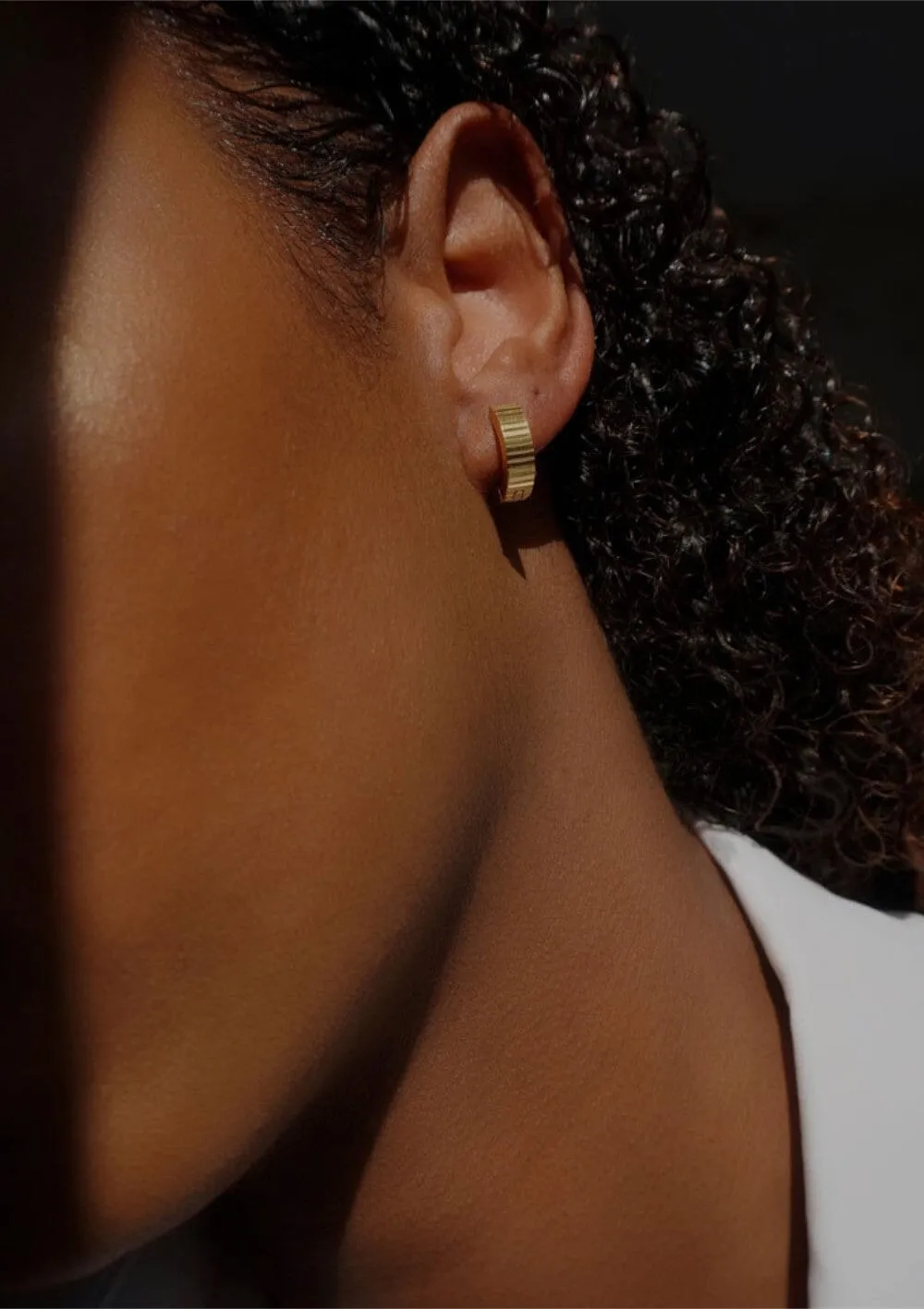Fleur Hoop Earrings | A Weathered Penny