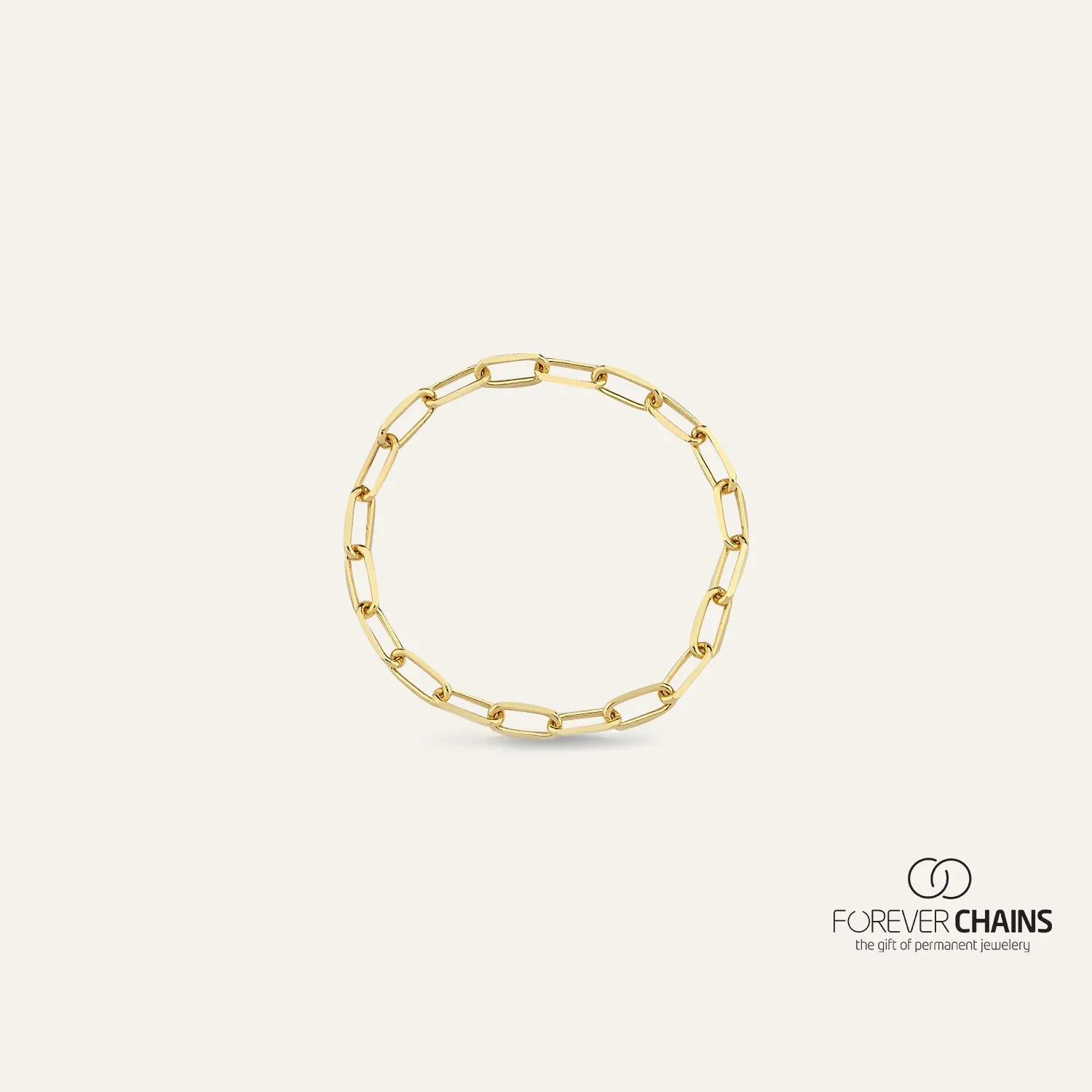 Forever Chains Rectangular Style Ring