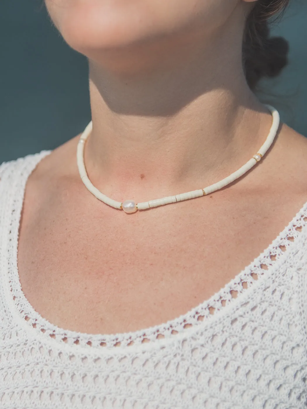 Frida Necklace - White