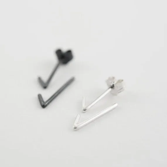 Geometric tiny stud earrings N°42