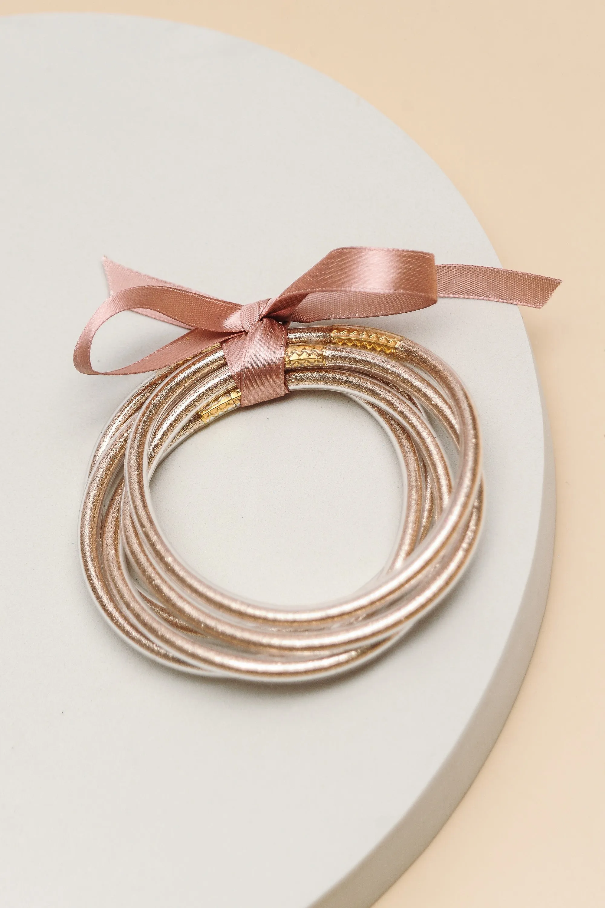 Glitter Jelly Bangles