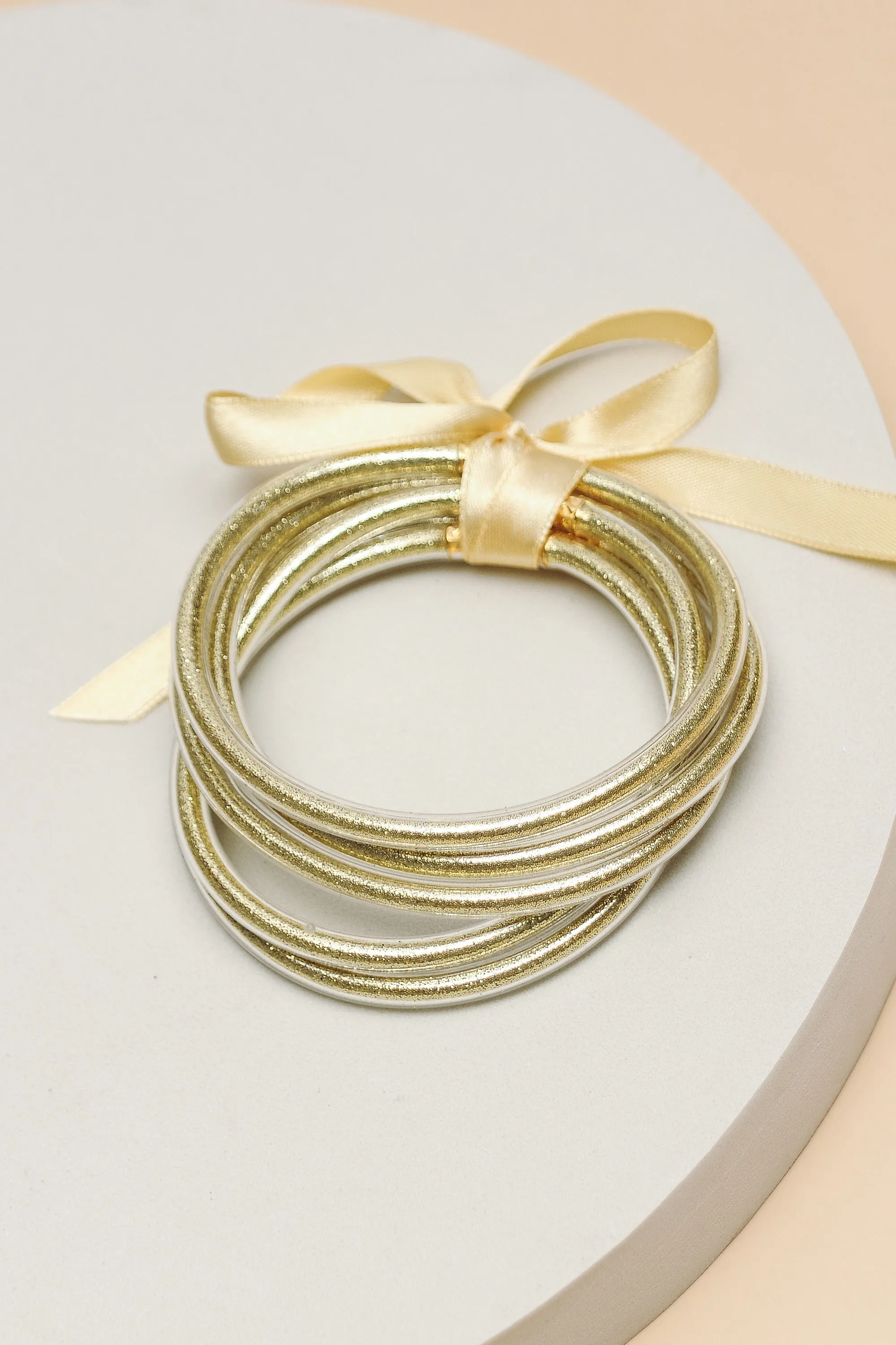 Glitter Jelly Bangles