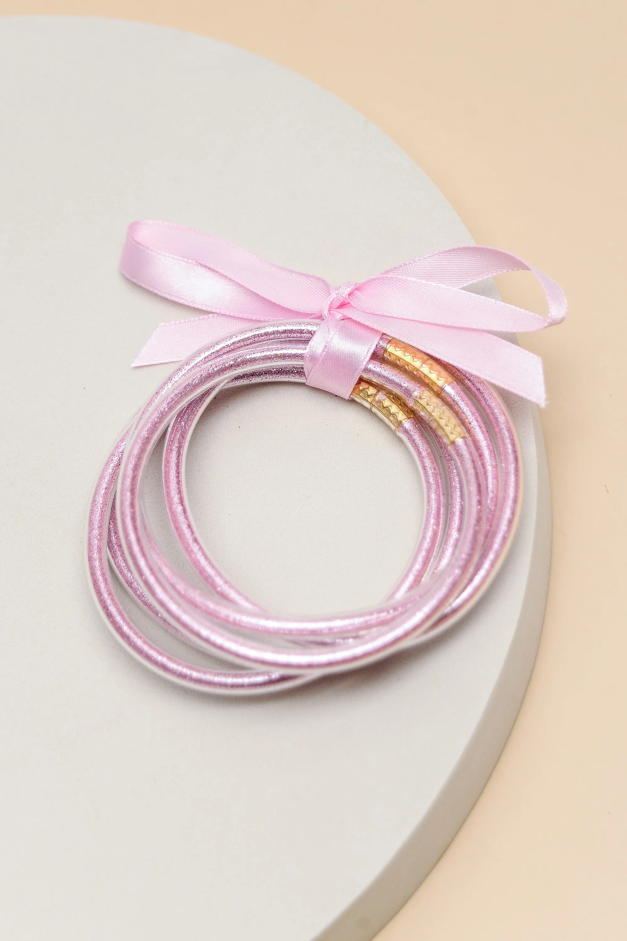 Glitter Jelly Bangles