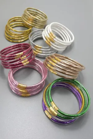 Glitter Jelly Bangles