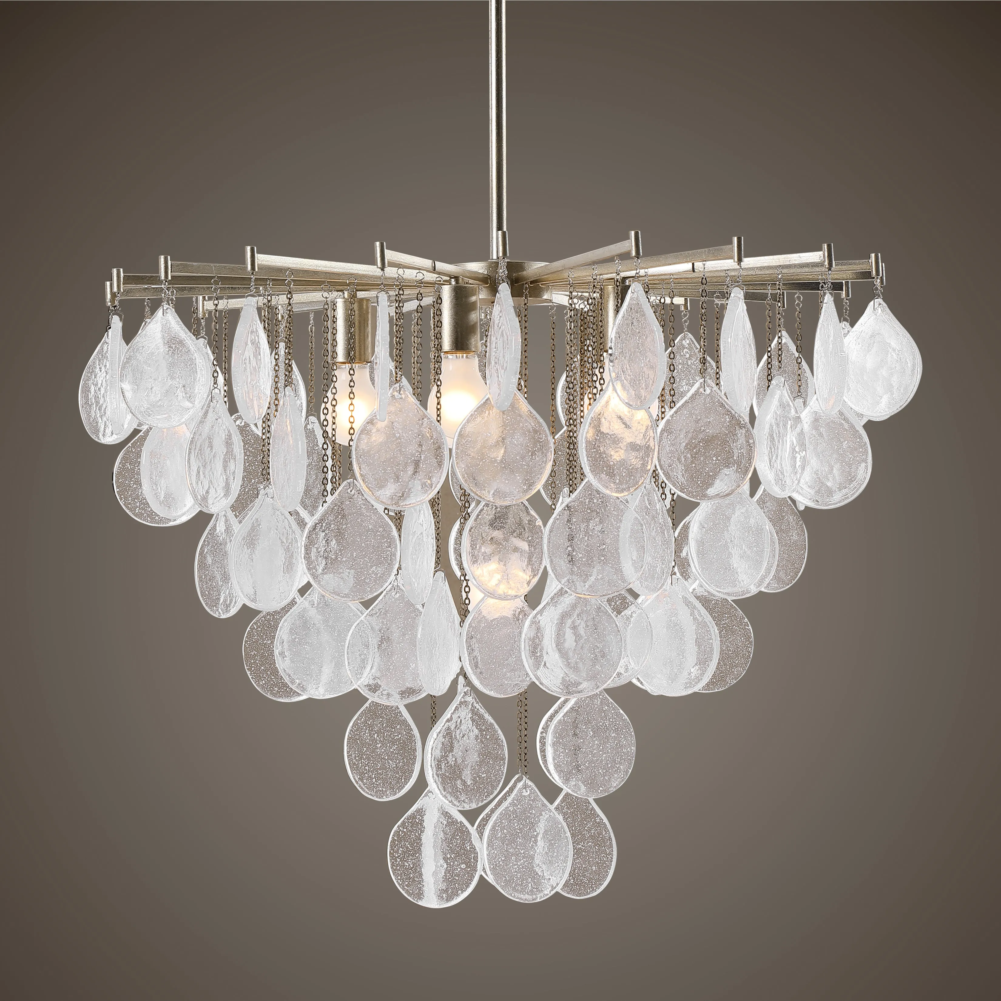 Goccia 6 Light Tear Drop Glass Pendant
