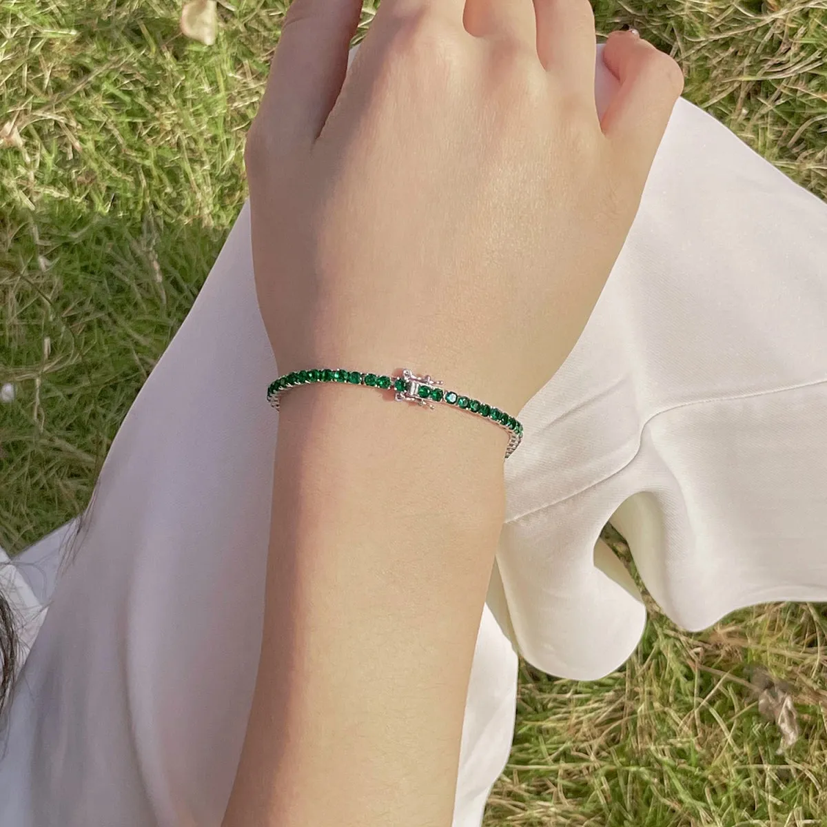 [Goodv]Radiant Colorful Round Cut Party Bracelet