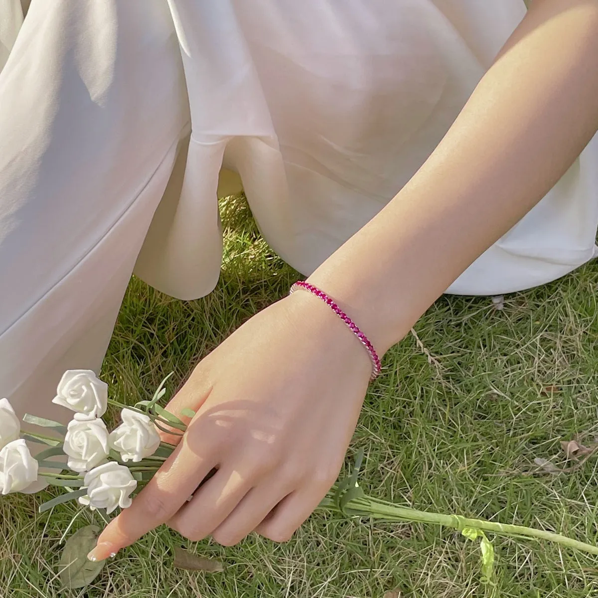 [Goodv]Radiant Colorful Round Cut Party Bracelet