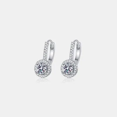 Graceful Fashion 1 Carat Moissanite Earrings