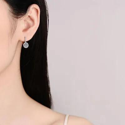 Graceful Fashion 1 Carat Moissanite Earrings