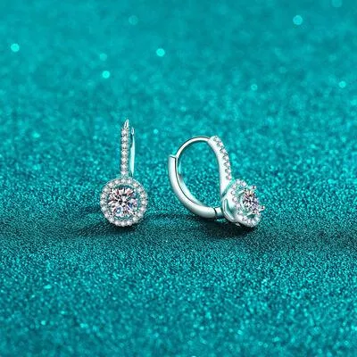 Graceful Fashion 1 Carat Moissanite Earrings