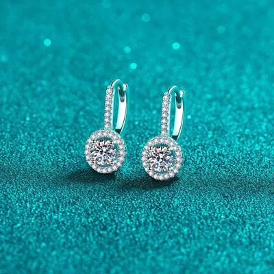 Graceful Fashion 1 Carat Moissanite Earrings