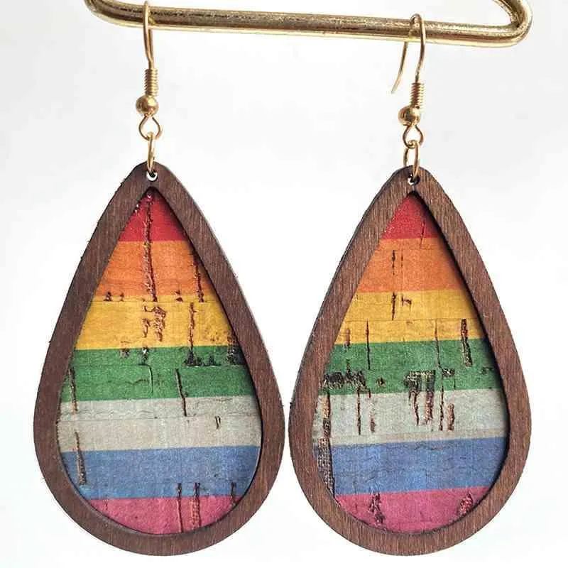 Graceful Movement Drop Teardrop Earrings