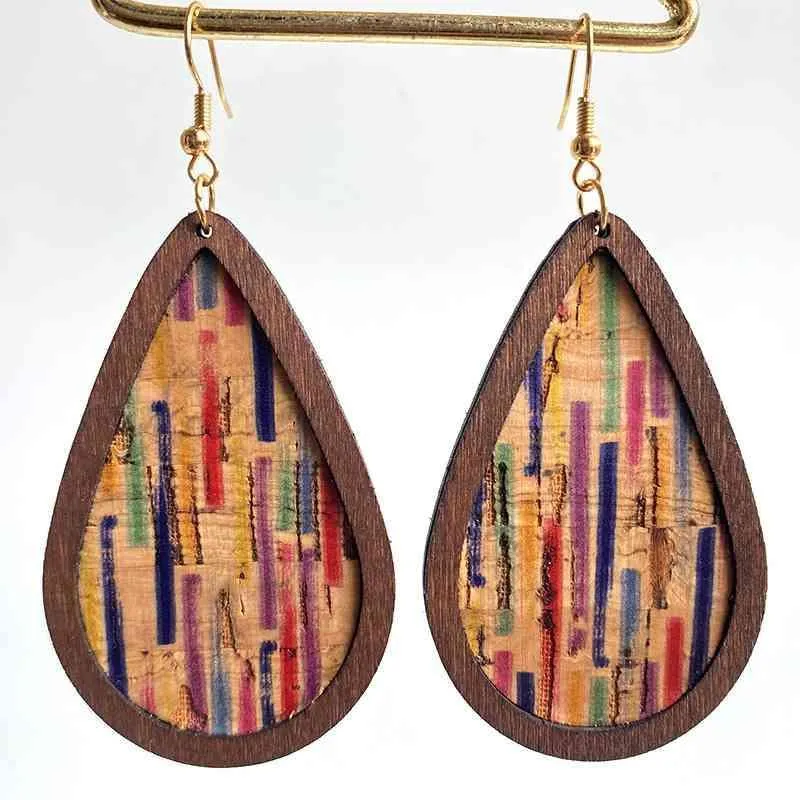 Graceful Movement Drop Teardrop Earrings