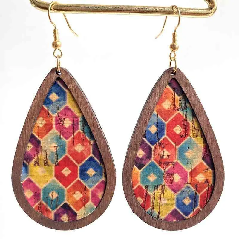 Graceful Movement Drop Teardrop Earrings