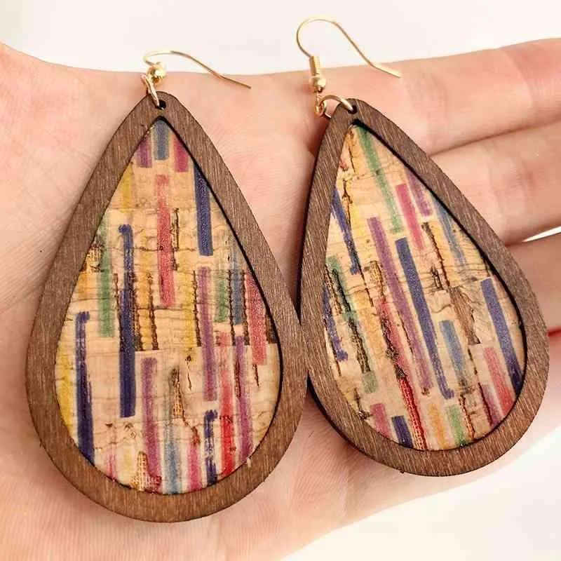 Graceful Movement Drop Teardrop Earrings