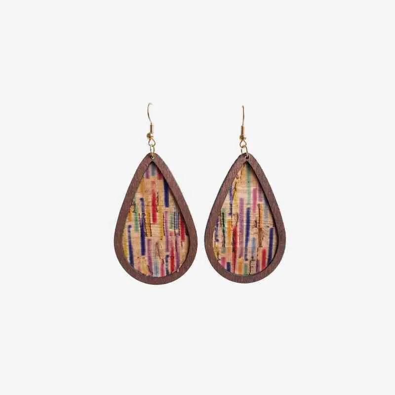 Graceful Movement Drop Teardrop Earrings