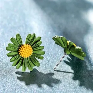 Green Daisy Elegance