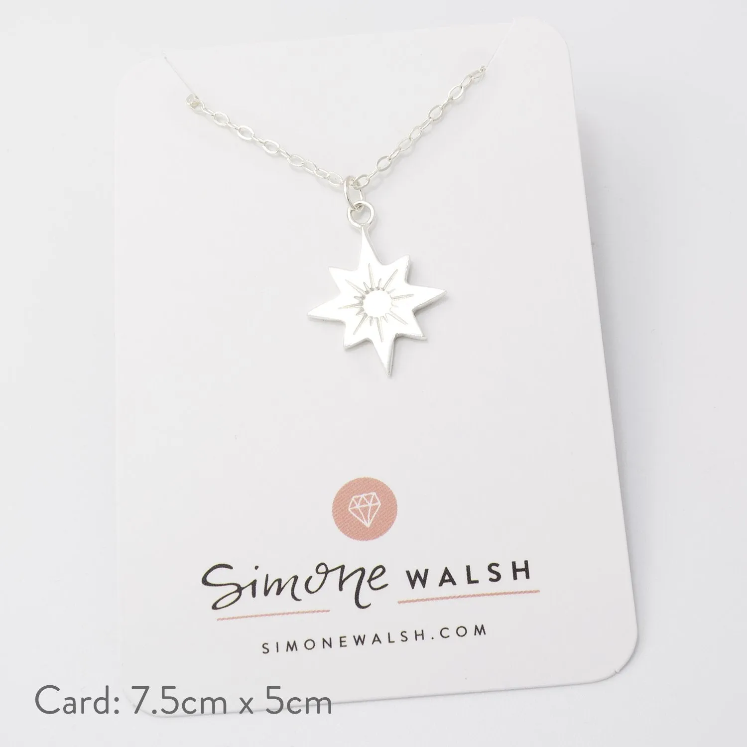 Guiding Star Silver Pendant Necklace