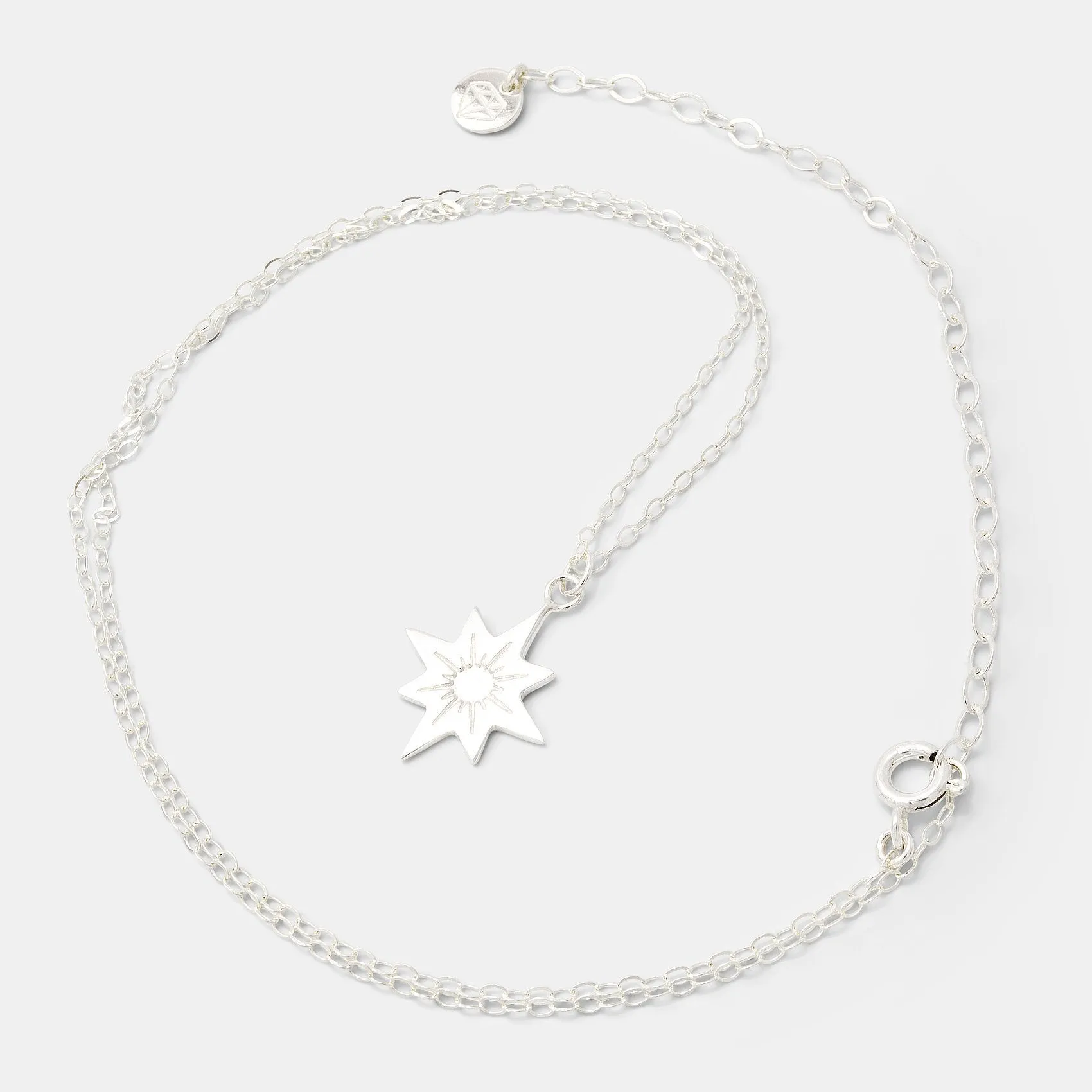 Guiding Star Silver Pendant Necklace