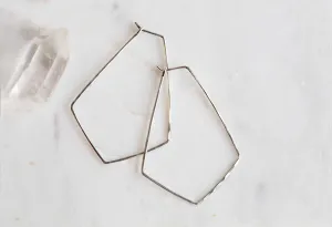 Hexagon Hoop Earrings