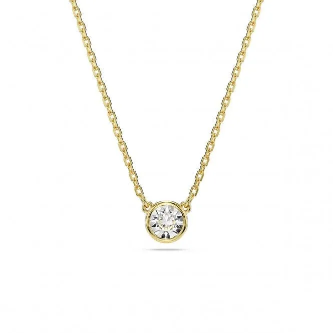 Imber Round Cut White Gold-tone Plated Pendant 5684511