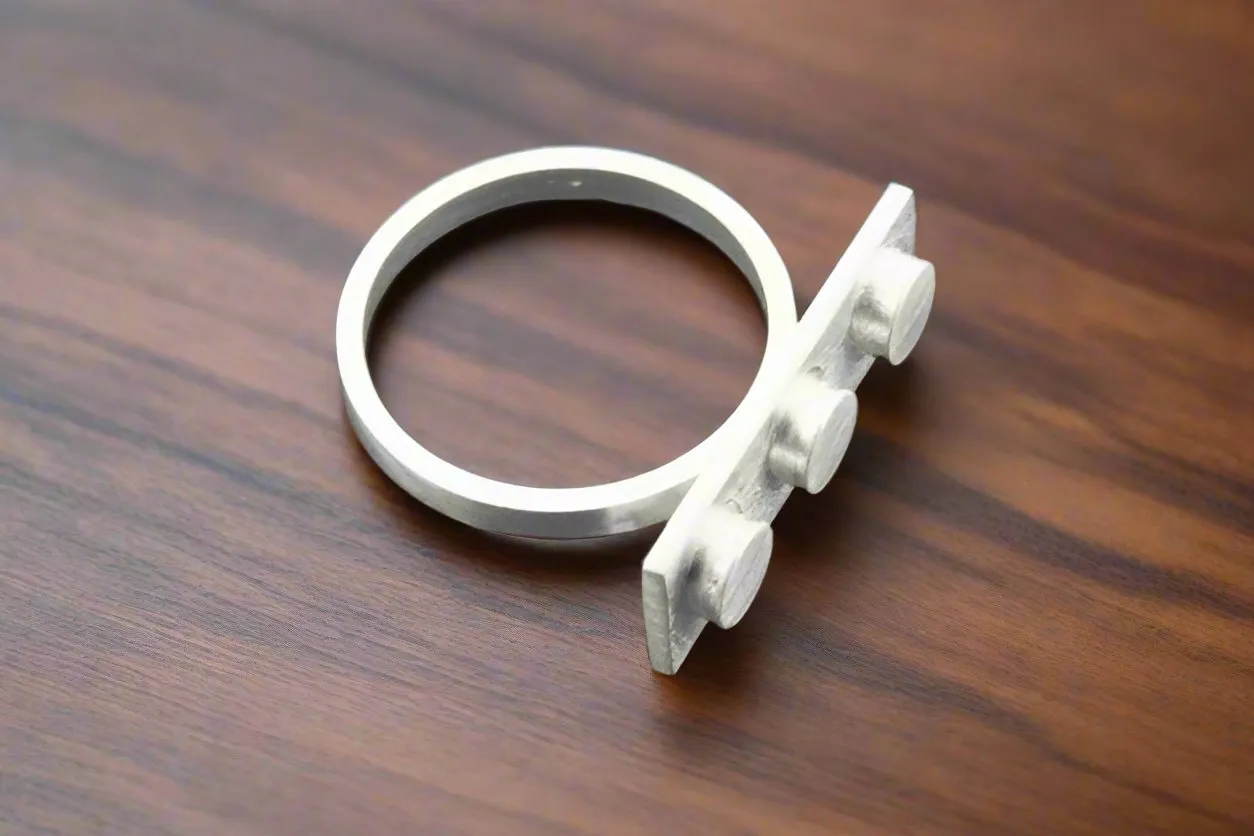 Lego Ring in Sterling Silver