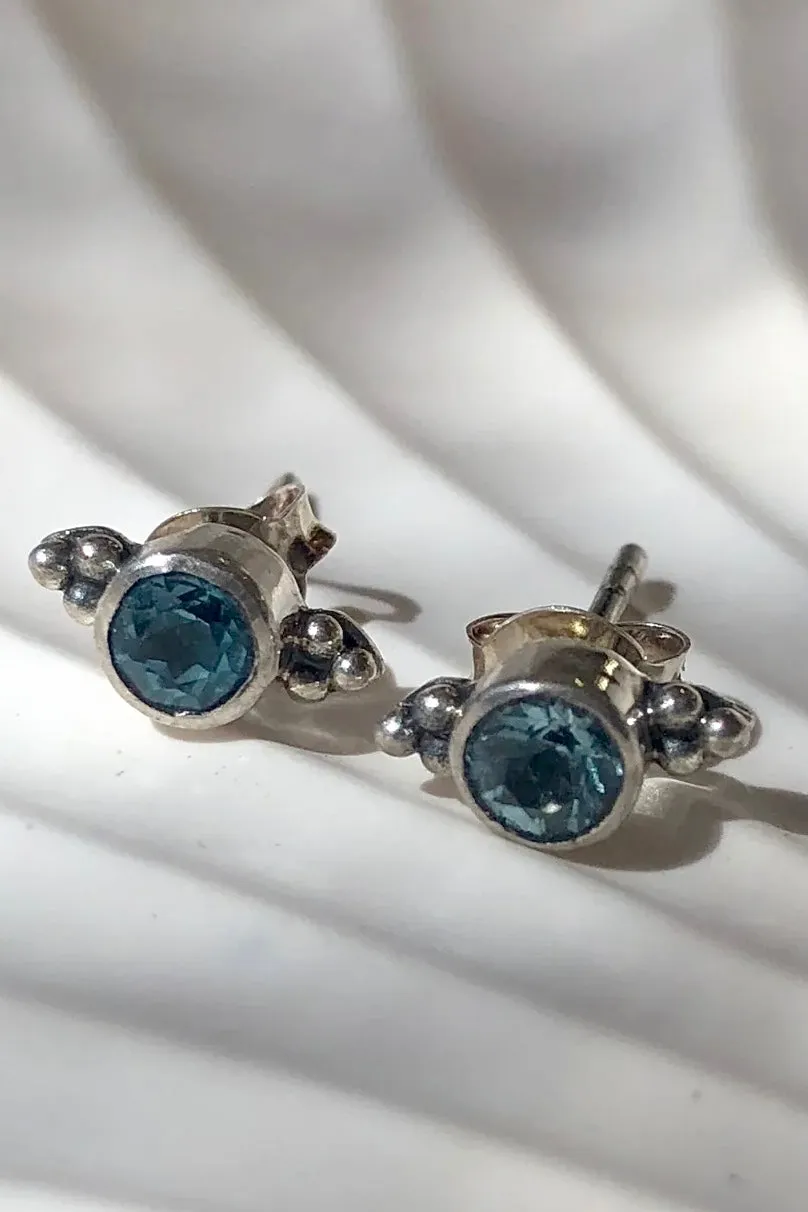 LEILA STUDS STERLING SILVER