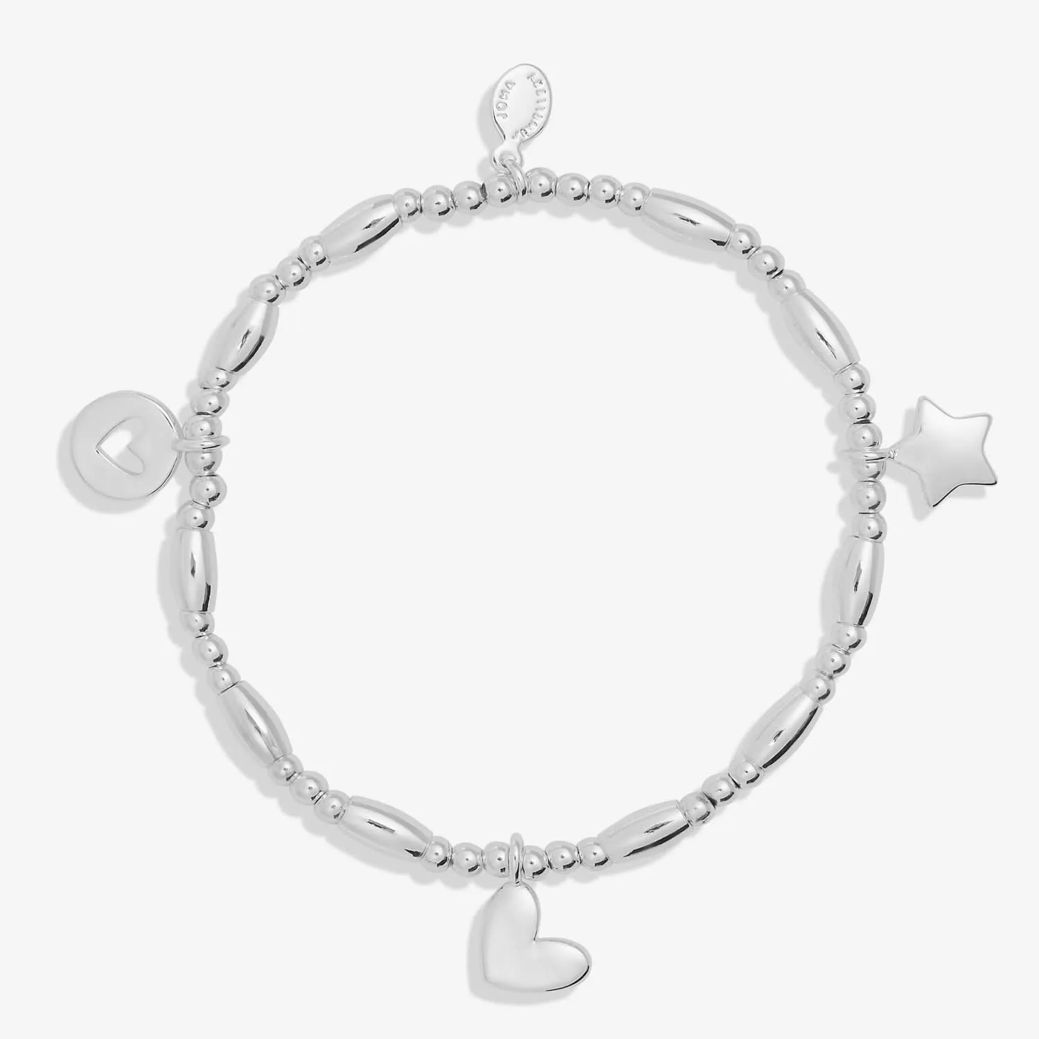 Lifes A Charm Birthday Silver Plated Bracelet 7853