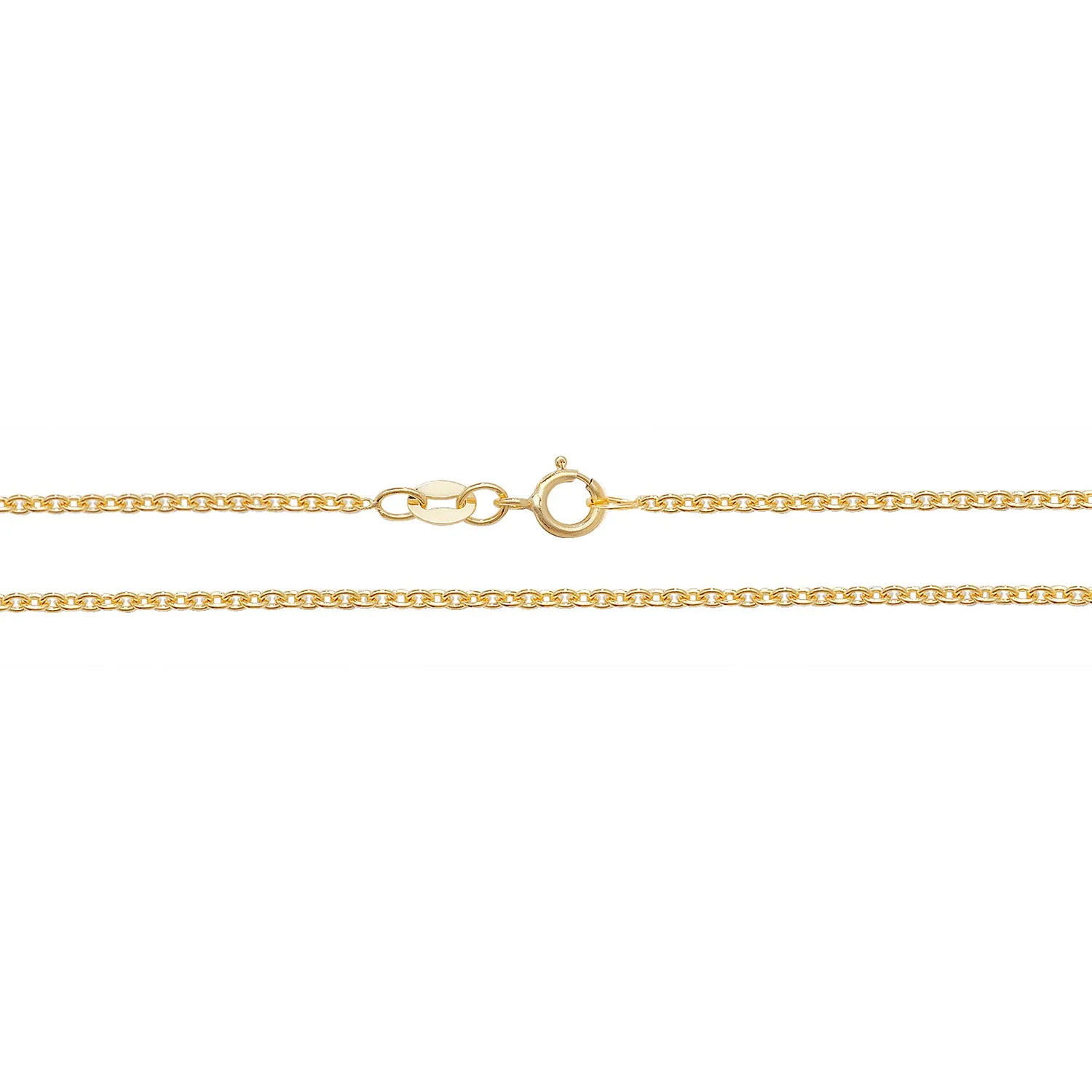 Lloyds Cable Chain Necklace - 18k Yellow Gold