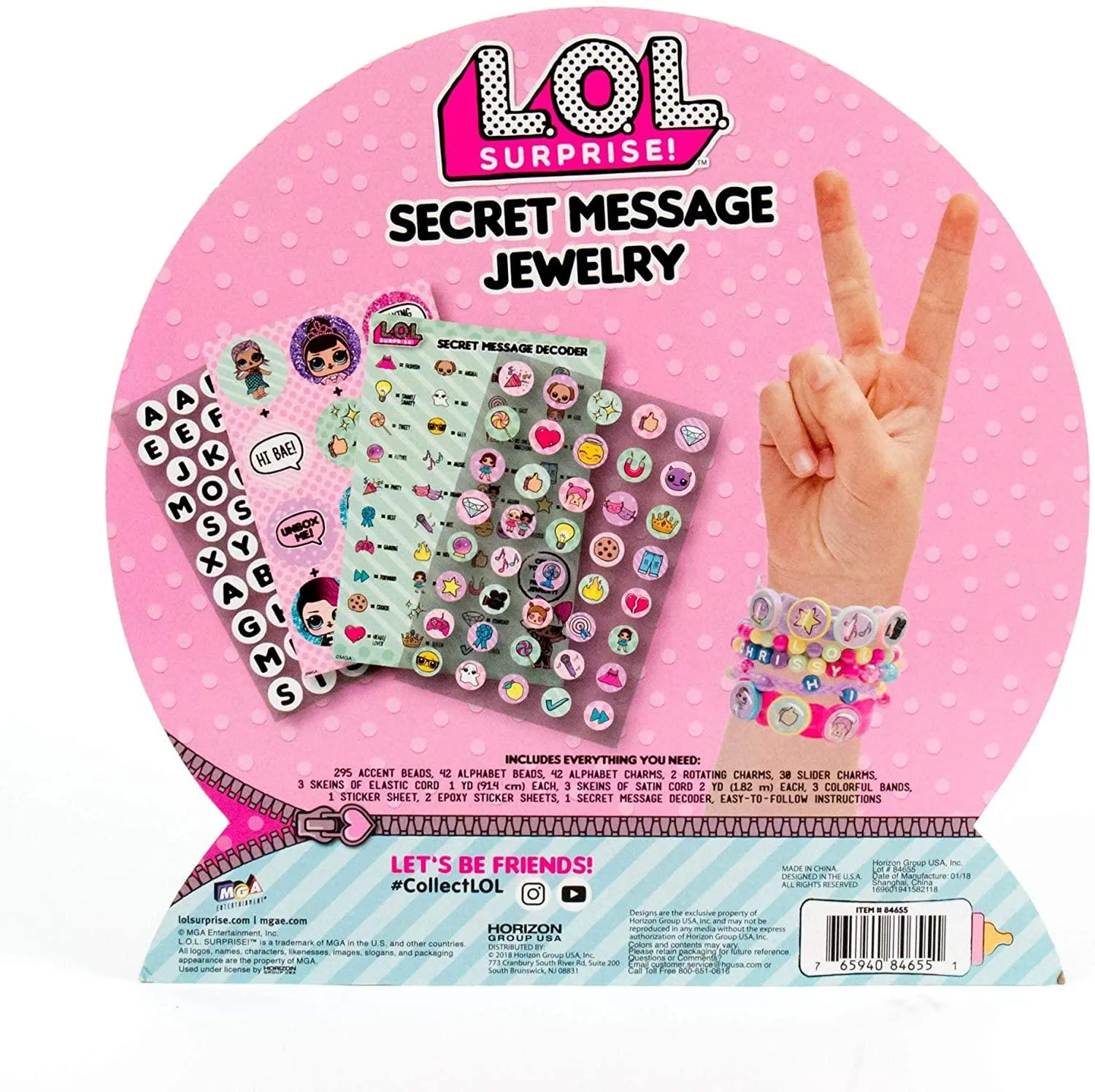 L.O.L. Surprise! Secret Message Jewelry