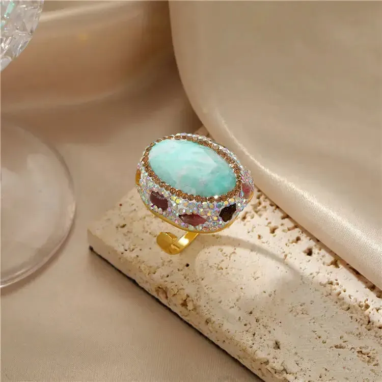 LOVCIA Opulent Baroque Pearl Ring for Women - Embrace Timeless Elegance