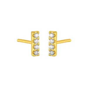 Maeda Bar Studs - Gold