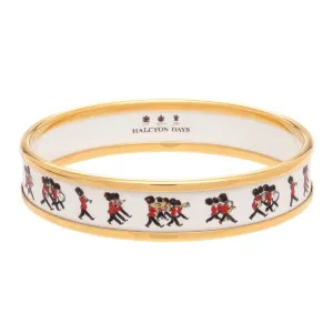 Marching Down The Mall Enamel Bangle