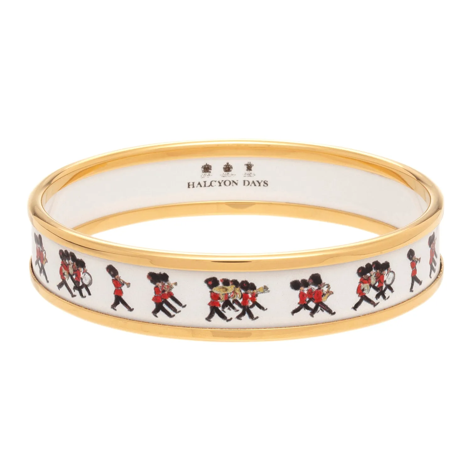 Marching Down The Mall Enamel Bangle