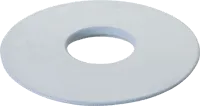 Marlen GN101D Flexible Flat Mounting Ring, 1" Opening, 3 3/4" Diameter, Green Neoprene Rubber