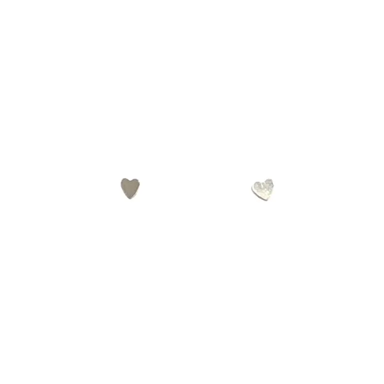 'Mini Heart Studs' Sterling or Gold