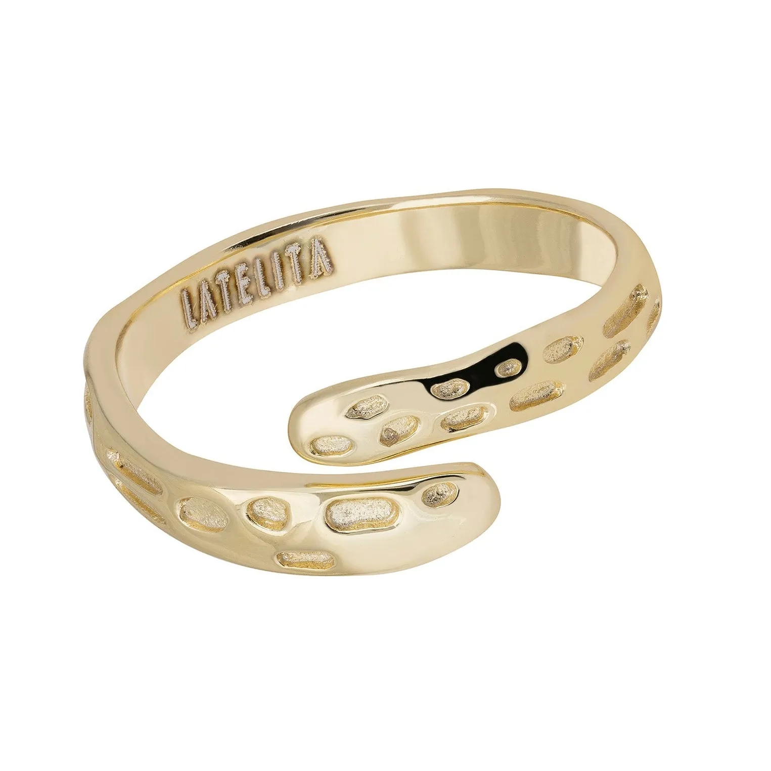 Natures Embrace Band Ring in Gold