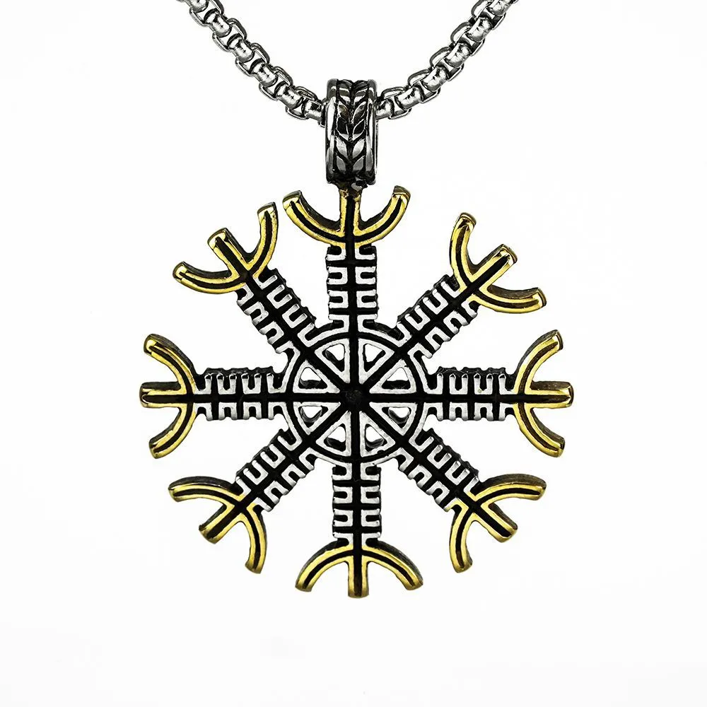 Norse Enigma - Viking Titanium Steel Pendant by The Nevermore