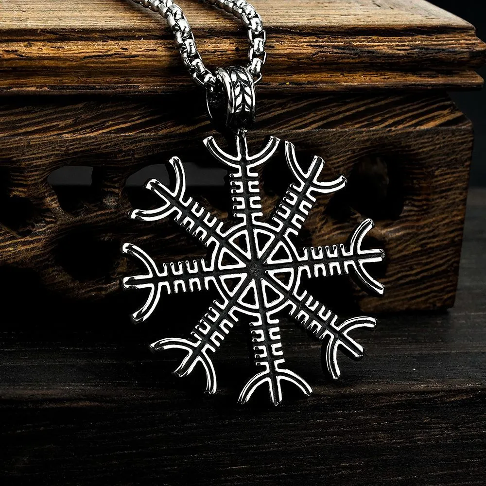 Norse Enigma - Viking Titanium Steel Pendant by The Nevermore